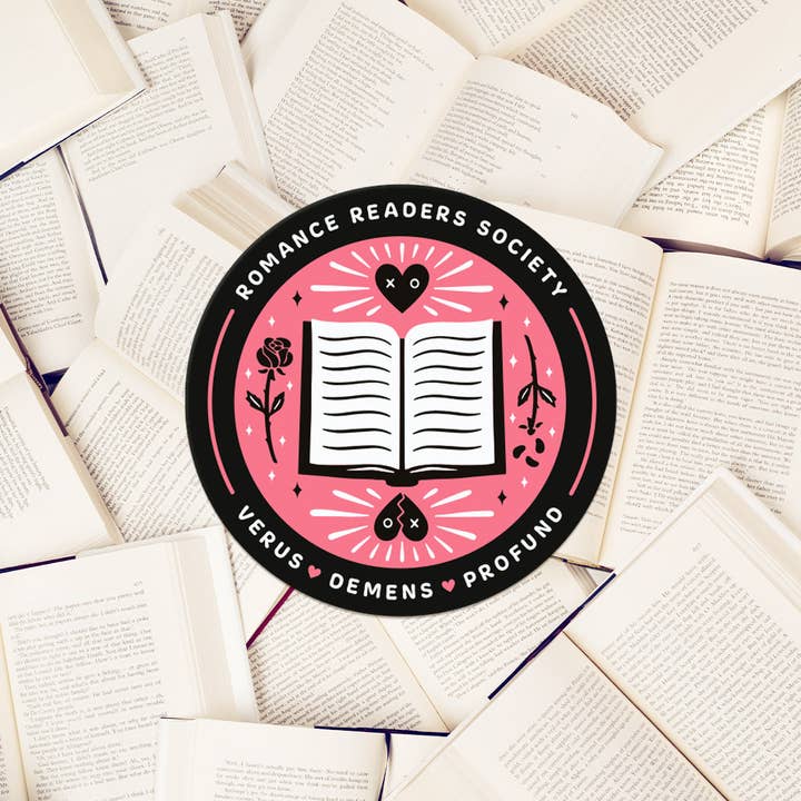 A Fink & Ink - Wholesale Sticker - Romance Readers Society Vinyl Sticker