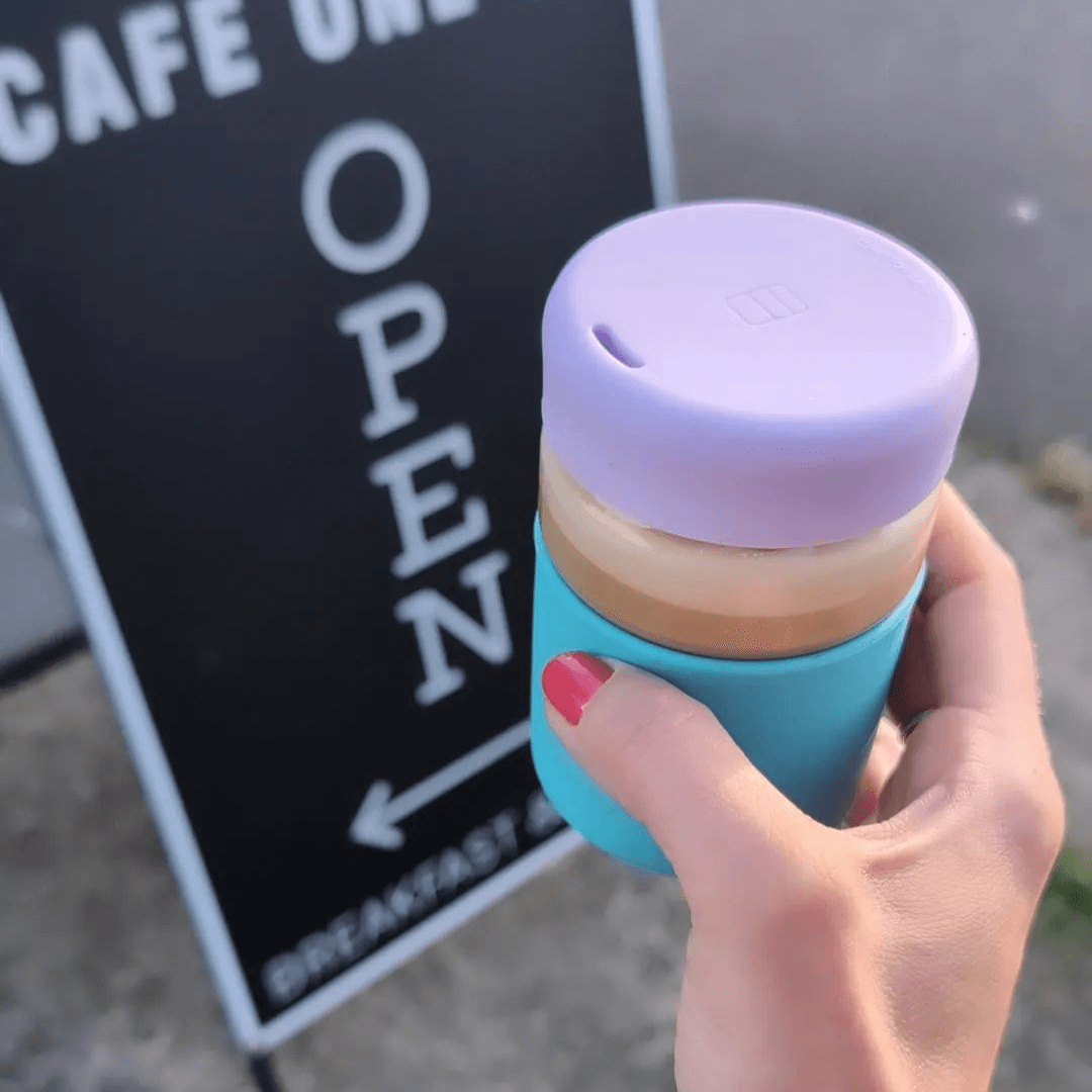 Luxey Cup - Vente Gourde/bouteille isotherme - LIME - Tasse à café réutilisable régulière 8oz18