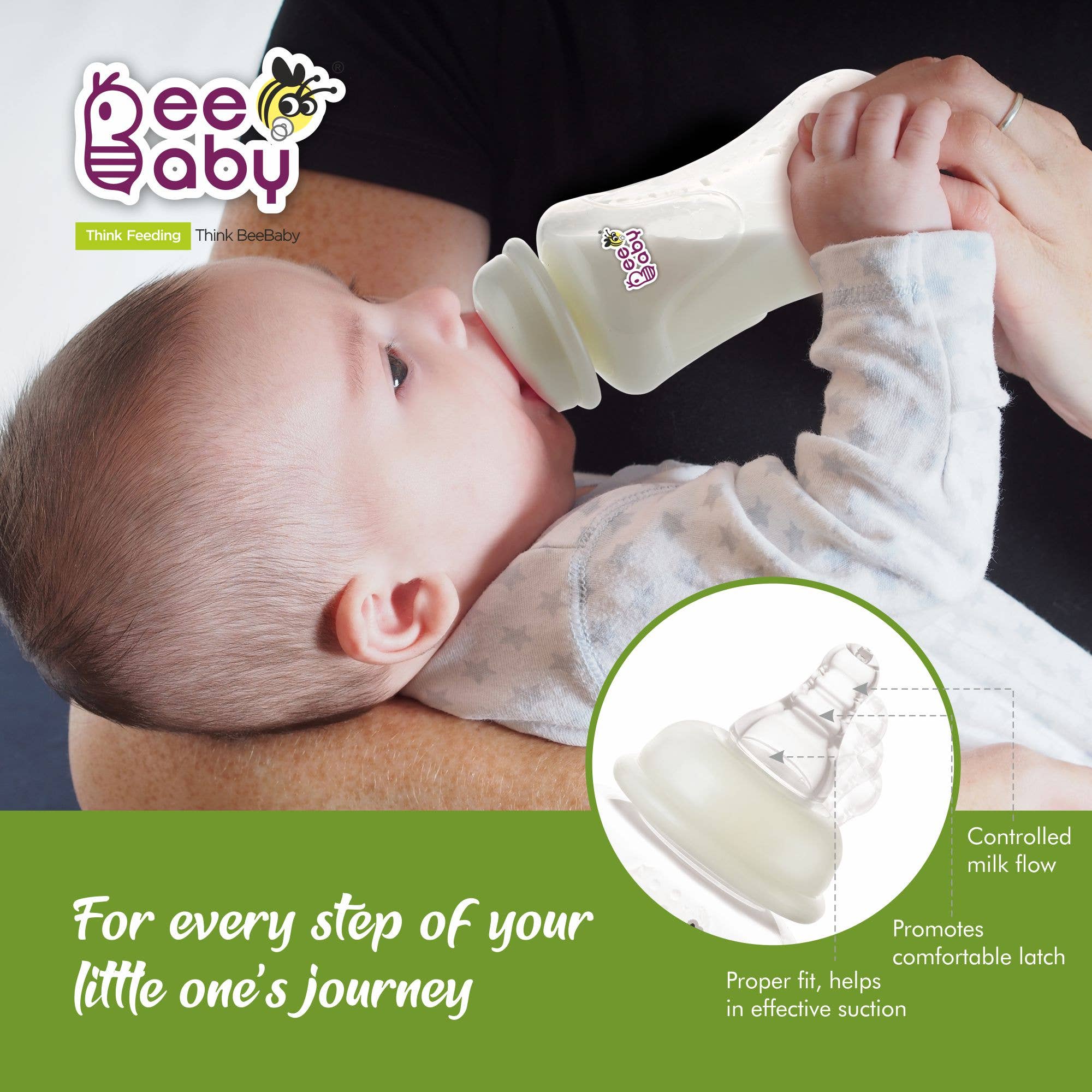 Beebaby - Wholesale Baby Bottle - Comfort Standard Neck Feeding Bottle 240ml / 8oz.15