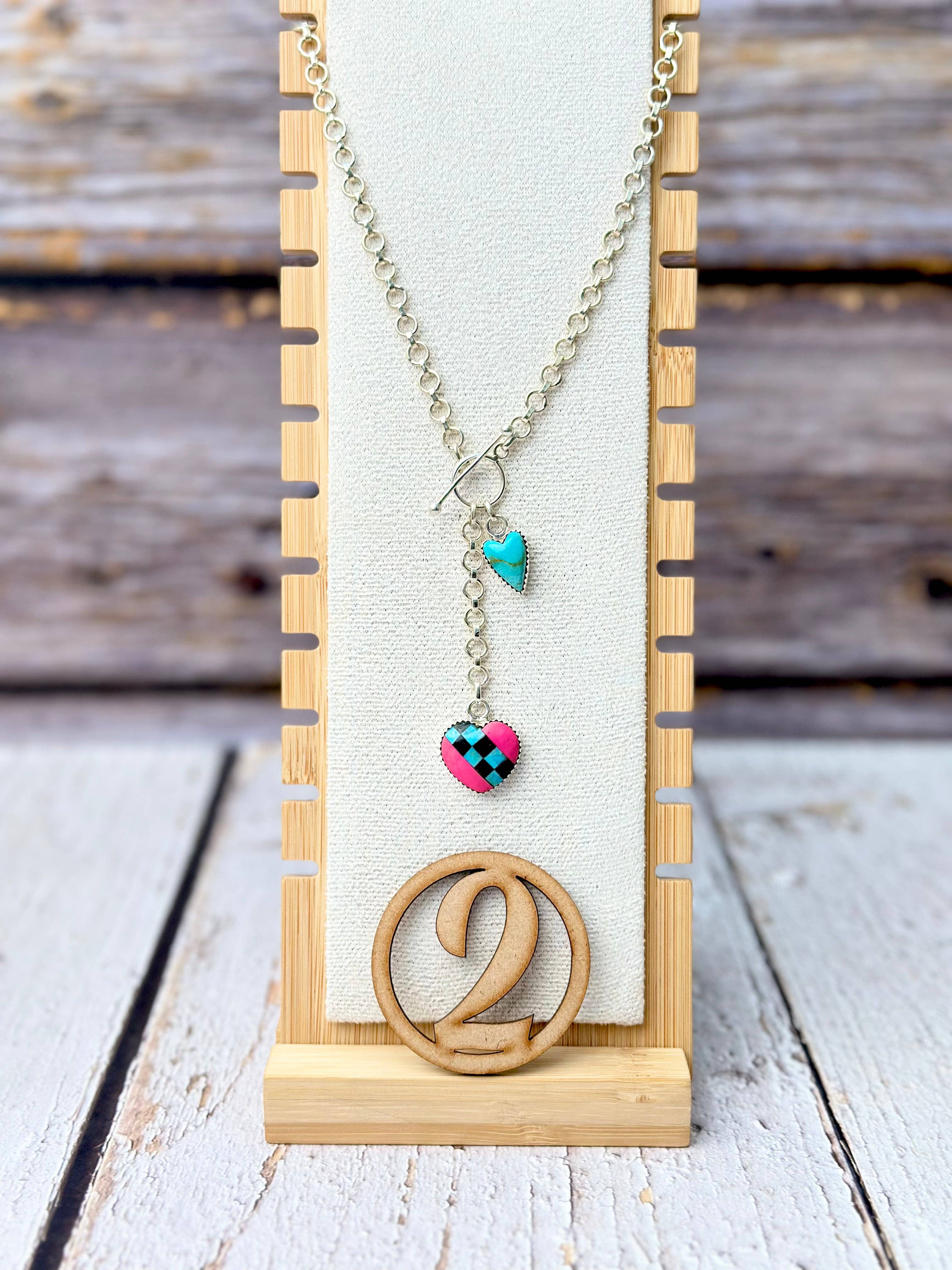 Krush Kandy - Vendita all'ingrosso Collana con ciondolo/pendaglio - Collane a Quadretti e Righe Way To Your Heart1