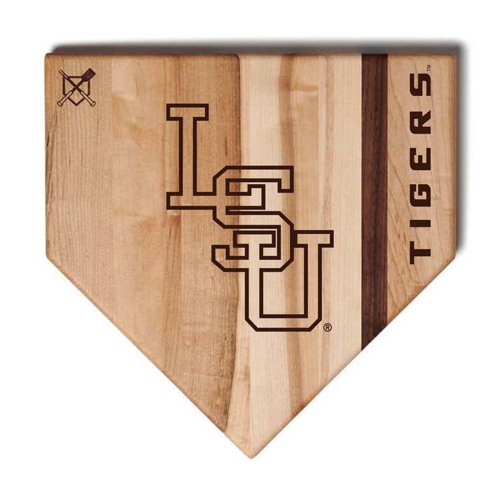 Planches à découper LSU | Choisissez votre taille et votre style pour la vente par Baseball BBQ
