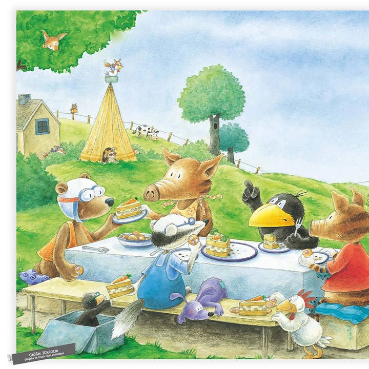 The Little Raven Sock – Eating Cake for wholesale by BUCHPOSTER