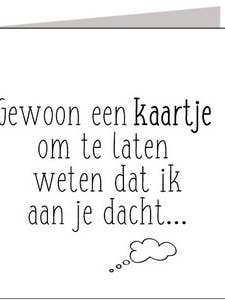 Gratulationskort mellan raderna - Box 136 för wholesale av POSkaart | De Groot Design