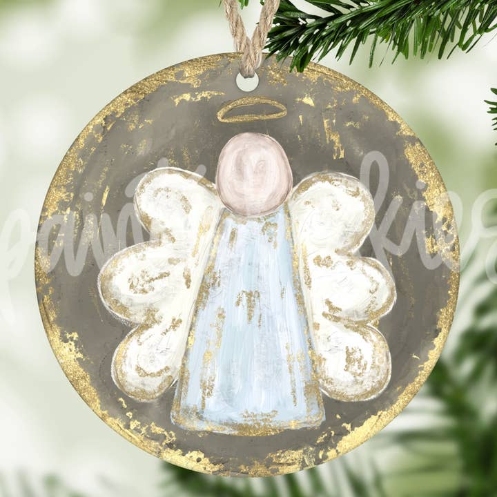 Painted Skies - Wholesale Ornament - Angel Christmas Ornament