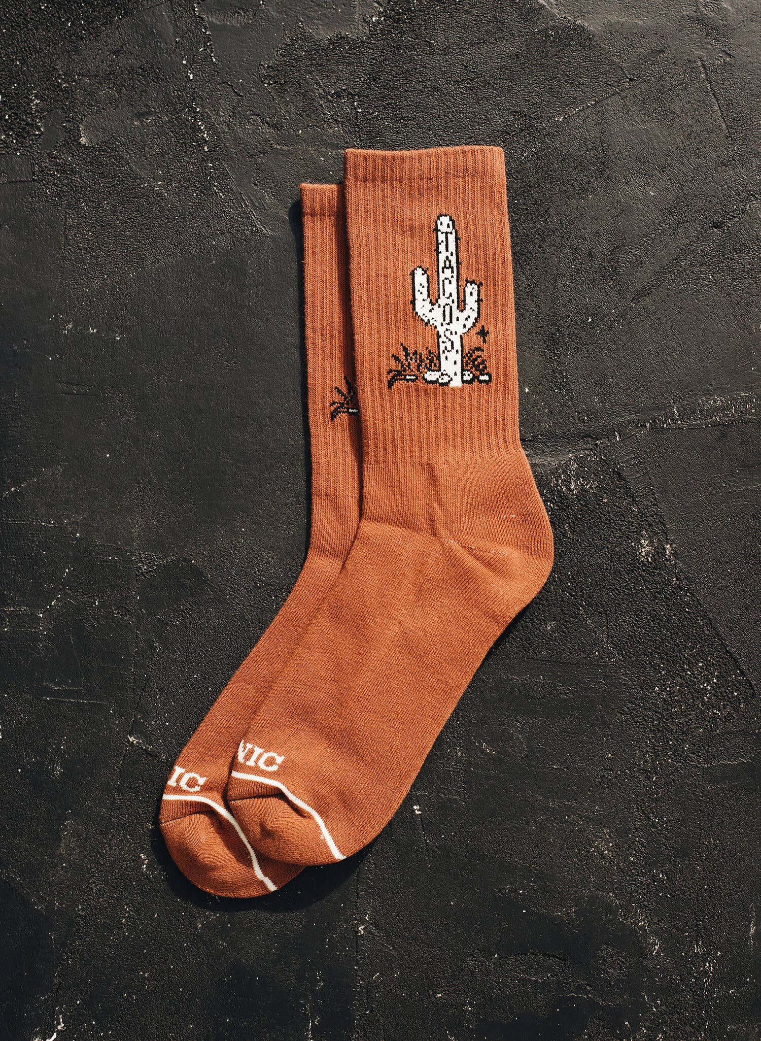 Pyknic - Wholesale Socks – Unisex - Cactus Taco Western Comfy Crew Socks
