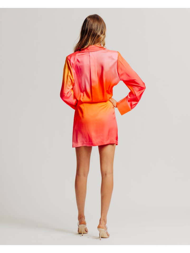 ORANGE MULTI JONES DRESS for wholesale on Faire1