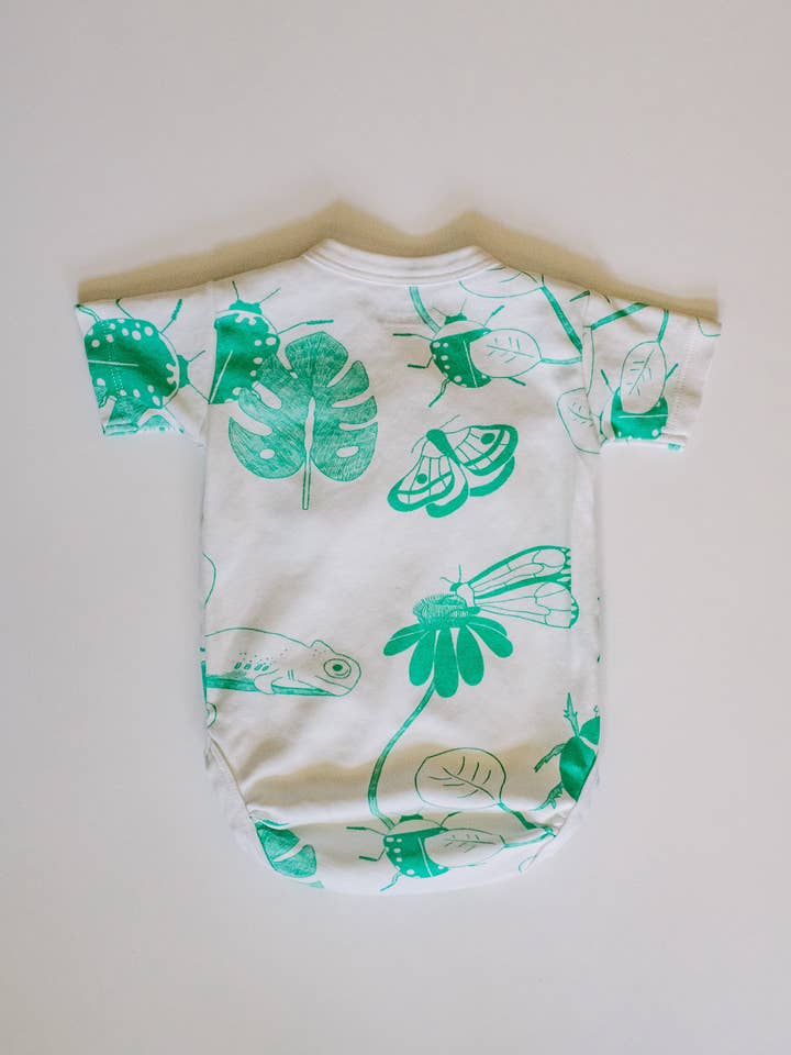 Bug baby bodysuit - organic cotton for wholesale by Little Barnacle