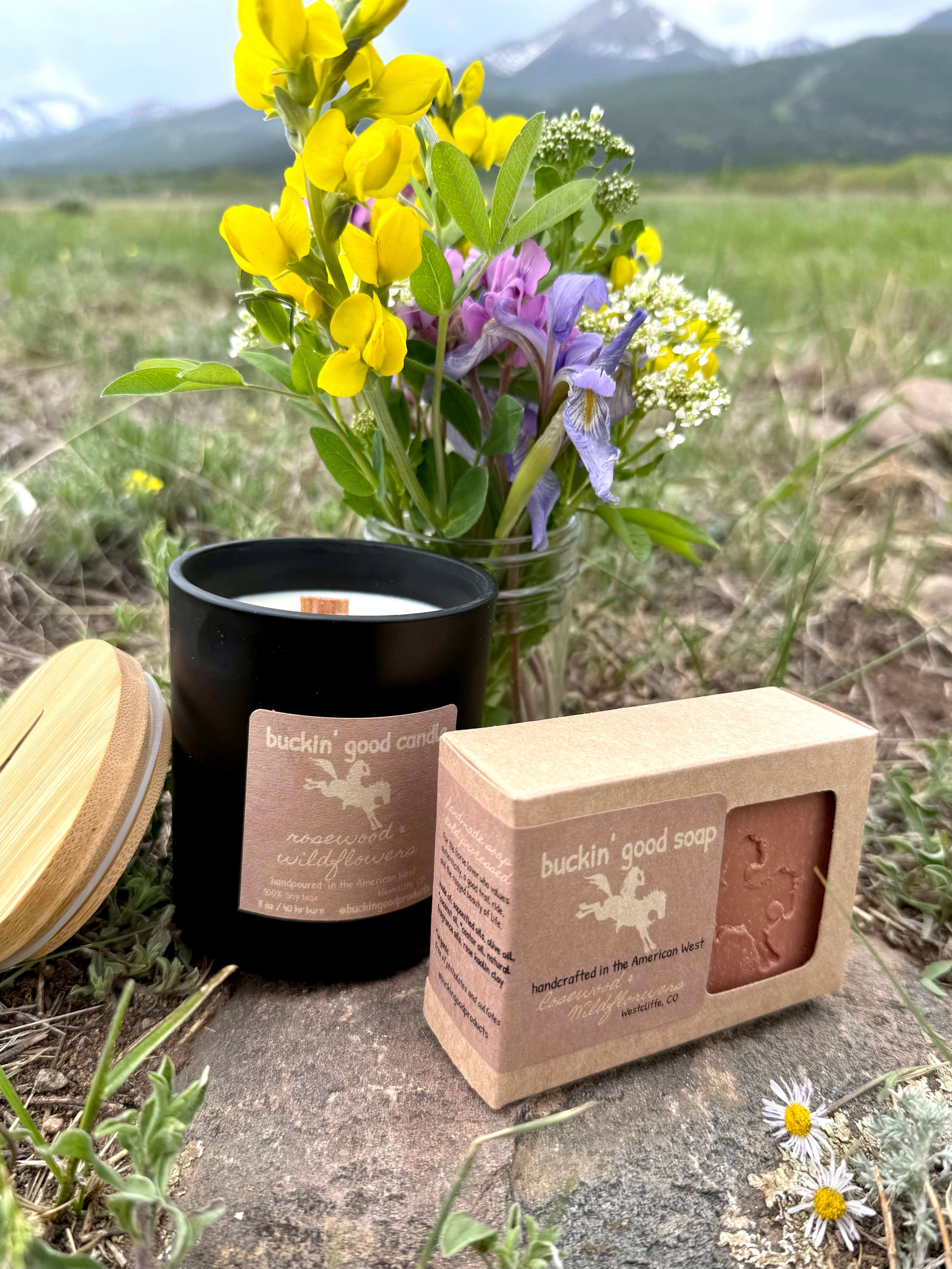 buckin’ good products - Wholesale Bar Soap - Soap Rosewood & Wildflowers (western boutique)3