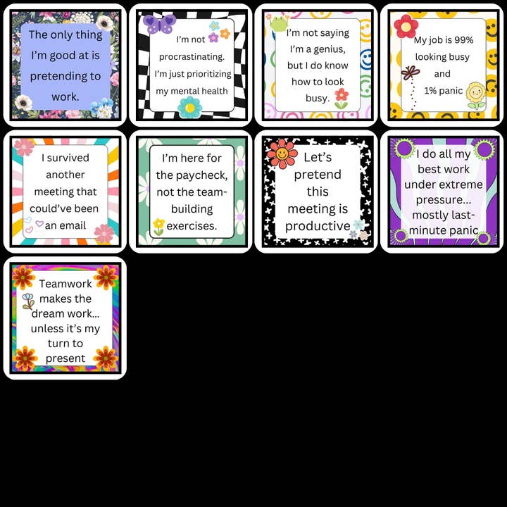 Magnets - Work Humor Gallery A for wholesale by Nimblepic