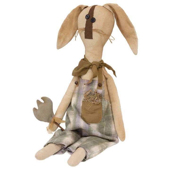 Peluche Huck Bunny avec tulipe pour la vente par CWI Gifts