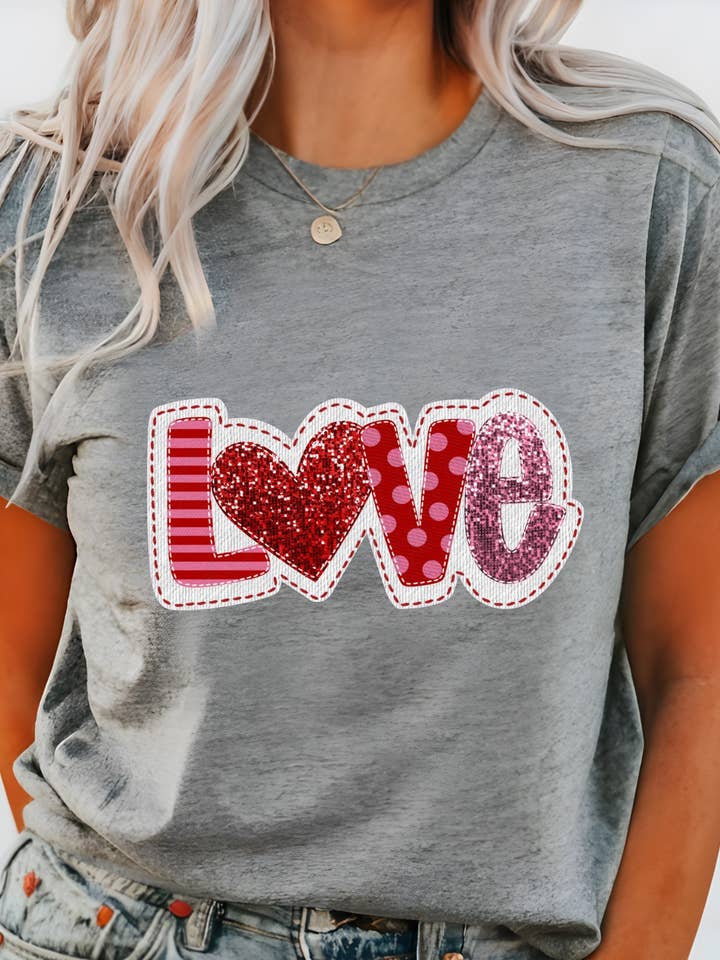 LOVE- Full Color Transfer for wholesale by Antisocial llc