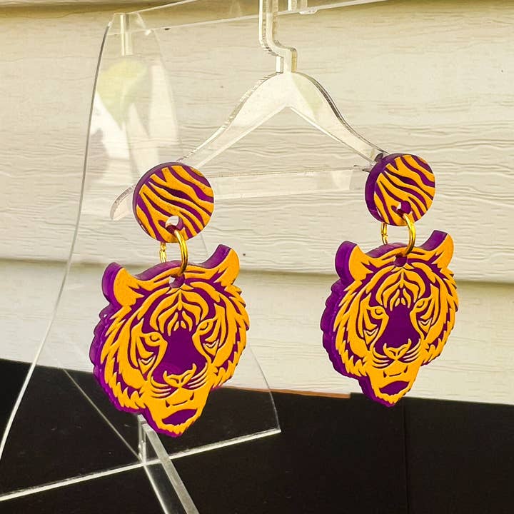 Aaron Grey Co - Wholesale Dangle Earrings - Tiger Dangle and Studs