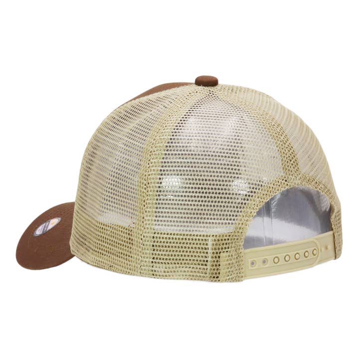 Cap Zone - Wholesale Trucker Hat - Unisex - Two Tone Nylon Polyester Structured Six Panel Trucker Hat