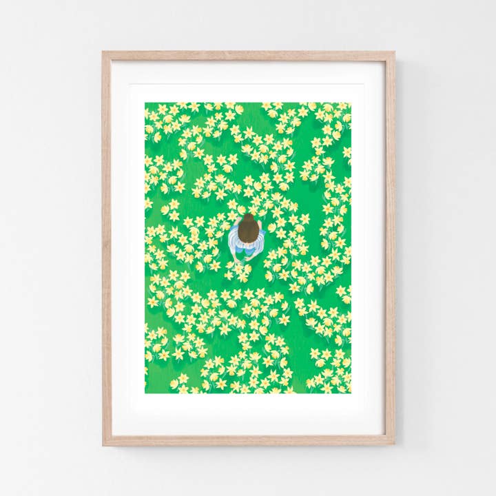 Art Print Daffodils for wholesale by Polka Paper