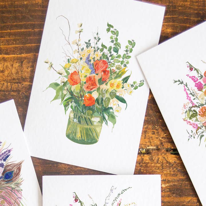 Aquarel Tulpenboeket voor wholesale door Katie Dyer