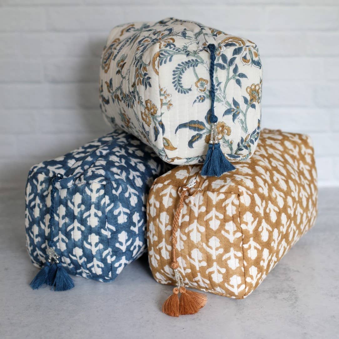 PACIFIC & ROSE TEXTILES – Engroshandel Kosmetiktaske – Makeup-taske Charlotte i karamel1