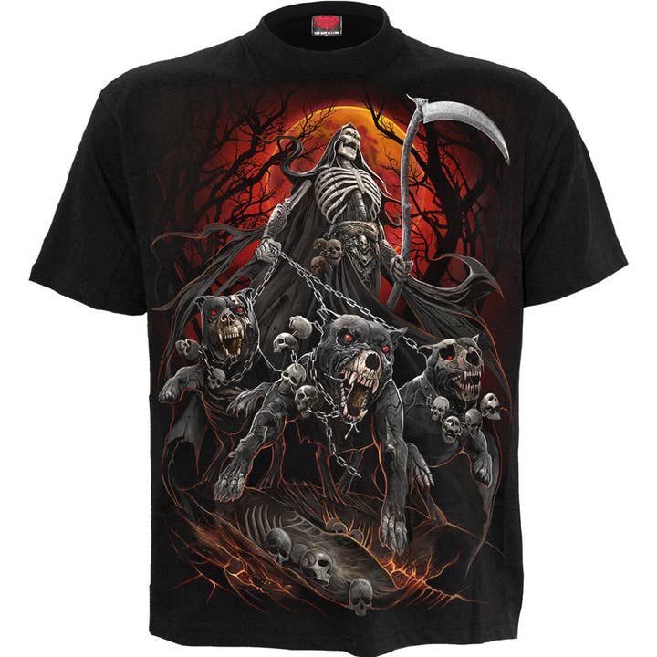 HARBINGERS - T-Shirt Schwarz für den Großhandel von Spiral