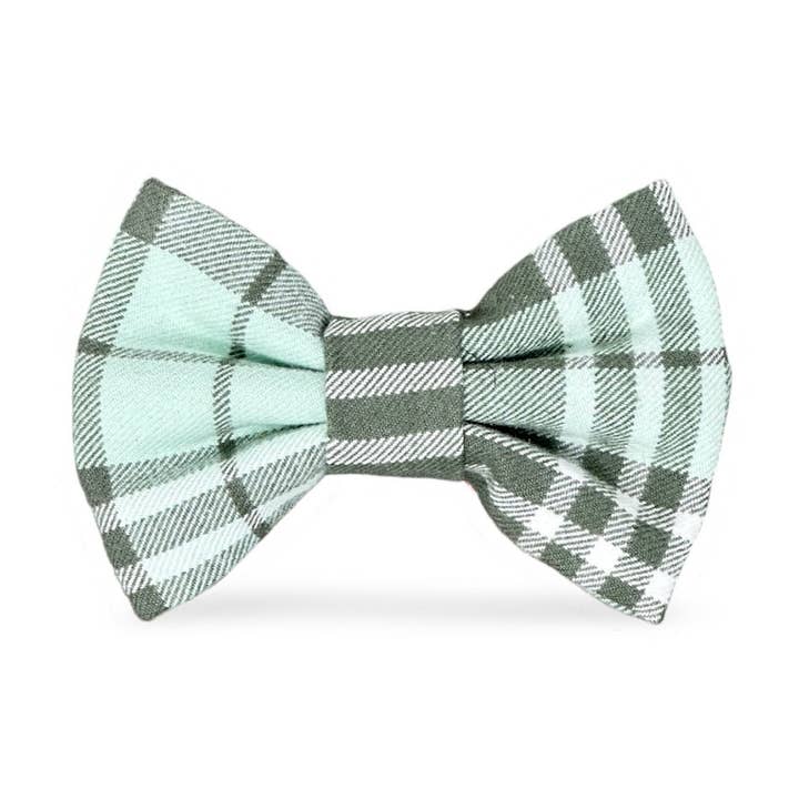 Soft Sage Pet Bow Tie for wholesale by Cuddl