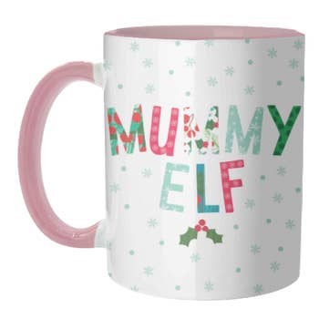  Elf Movie Inspired - World's Best Cup of Coffee - Color Accent  Mug : Handmade Products