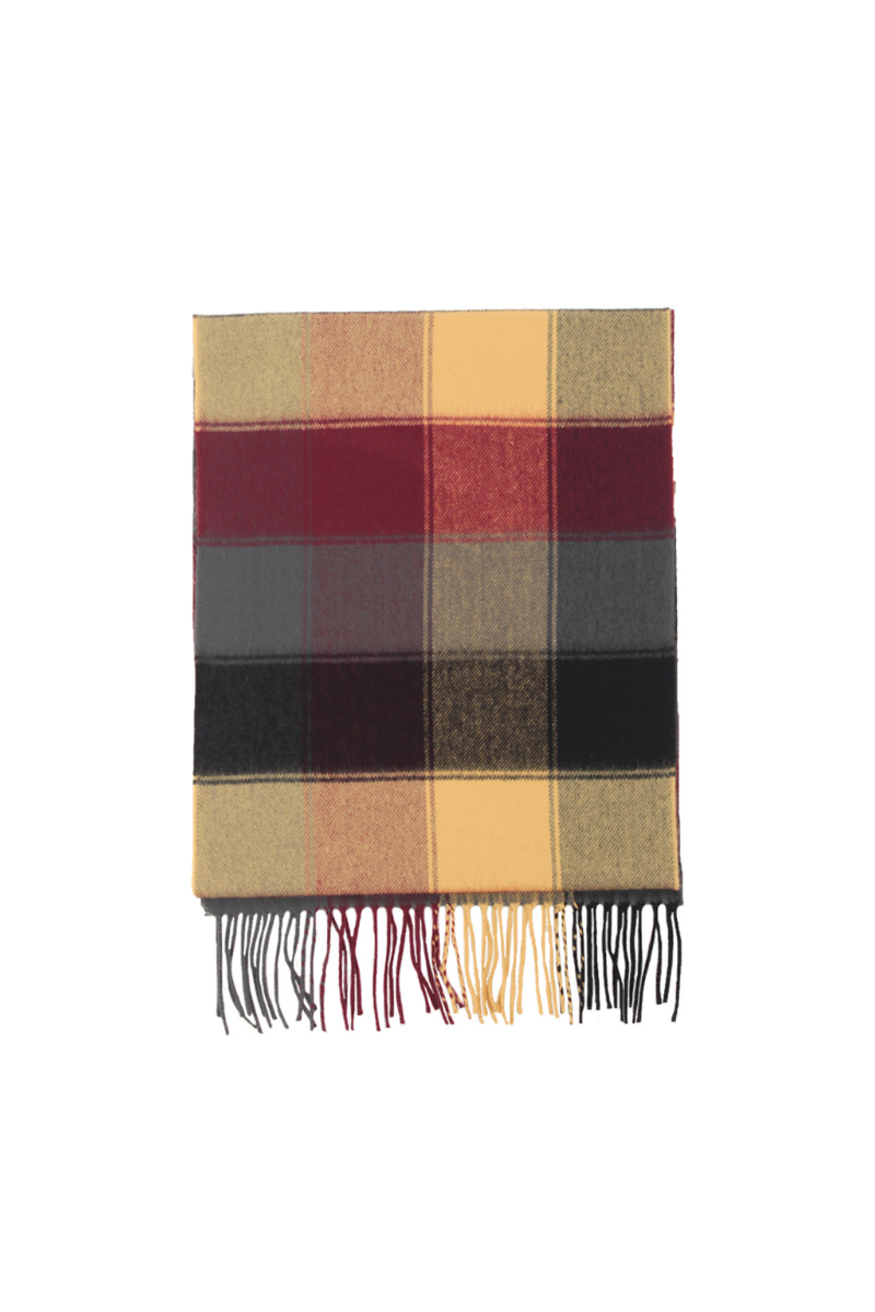 David And Young - Wholesale Scarf - Unisex - Softer than Cashmere PLAID BUFF Vegan Cashmere Touch Scarves38