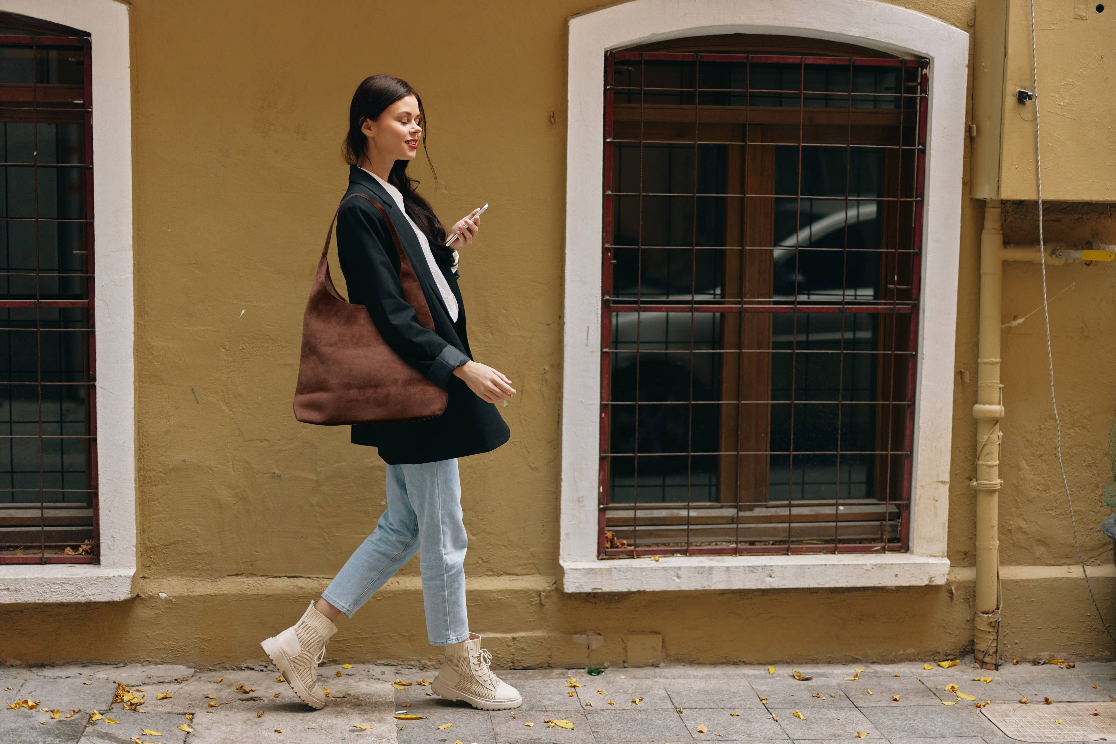 Calla Products - Wholesale Shoulder Bag - Women's - NEW! Suede Hobo Shoulder Bag with Bonus Zip Pouch, 3 Colors3