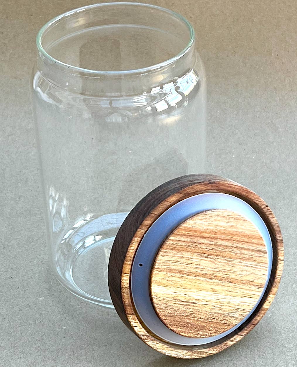 Mrs Green's Eco Store Ltd - Wholesale Jar - Glass Kitchen Pantry & Storage Jars with Acacia Lids7