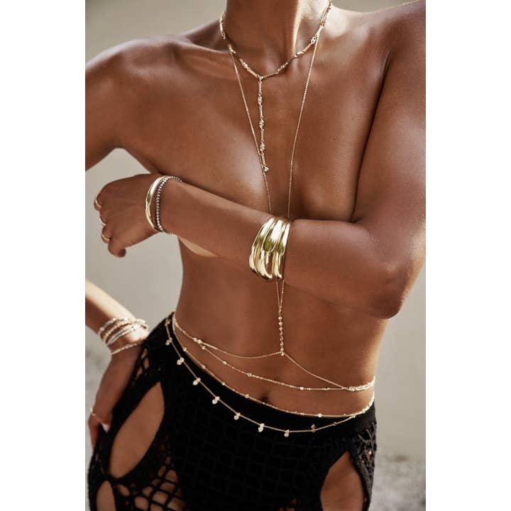 Lili Claspe - Wholesale Face/Body Chain - Candice Belly Chain