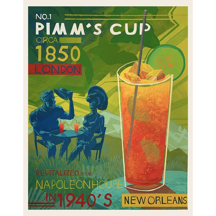 Coupe Pimms pour la vente par Nola City Portraits