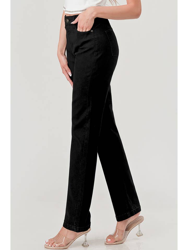 I&M JEAN, INC. - Wholesale Jeans - Women's - M2276HT - High Rise Butt Lift Straight Fit Jeans6