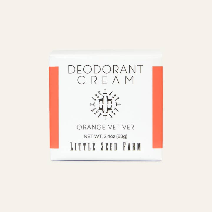 Little Seed Farm - Wholesale Deodorant - Women's - Orange Vetiver Deodorant Cream - Summer Seasonal