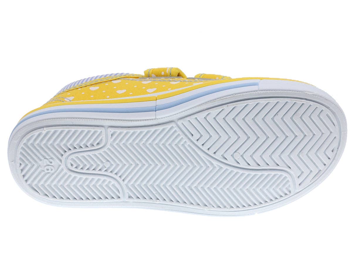 BeShoes Distribuição - Vente Baskets tendance – enfant - Chaussure décontractée jaune pour enfant Beppi-21836513
