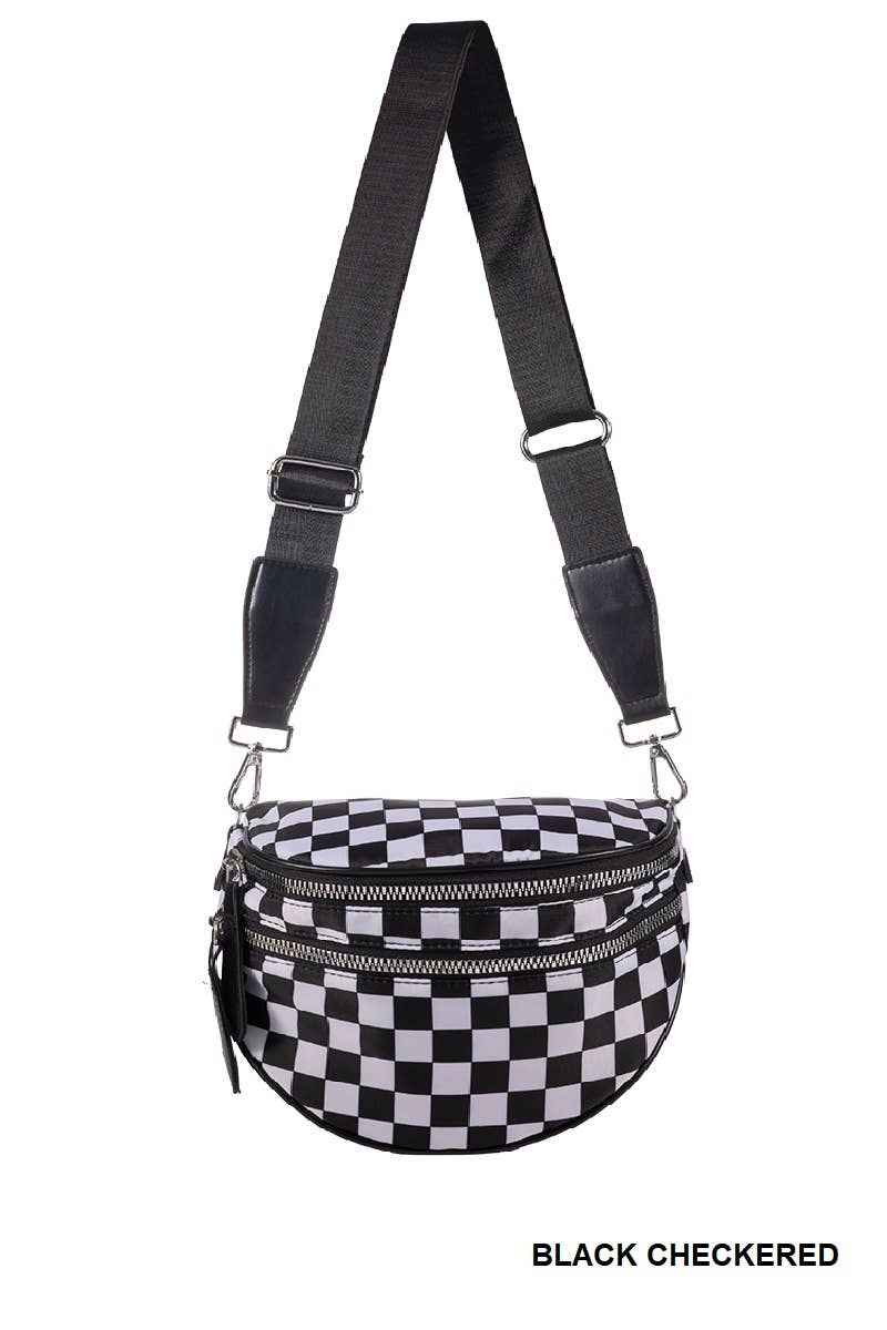 Vanilla Monkey - Wholesale Crossbodytas - Dames - Dubbele Rits Halve Maan Heuptasje1