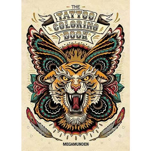 Chronicle Books - Wholesale Coloring & Activity Book - Adult - The Tattoo Coloring Book