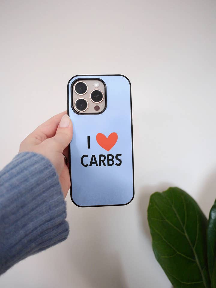 J'aime les glucides | Coque de téléphone pour la vente par Wisdom and Wonder Designs
