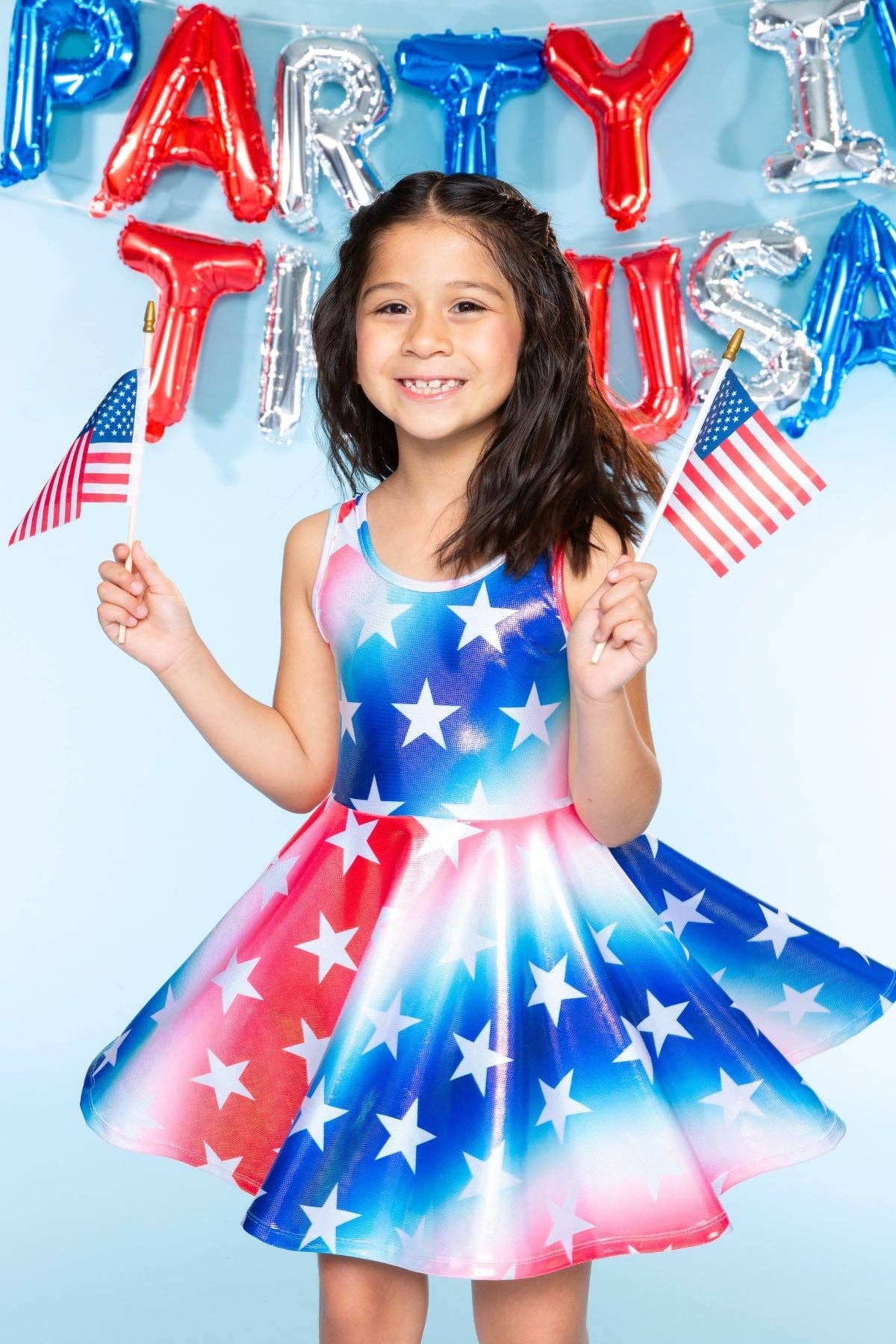 PixieLane - Wholesale Dress - Kids - Glitter Tank Super Twirl Dress35