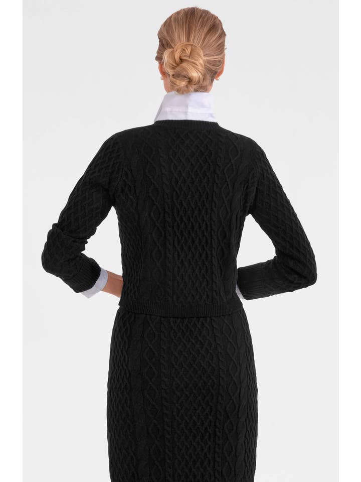 Gretchen Scott LLC - Wholesale Cardigan - Women's - Irish Knit Cardigan12