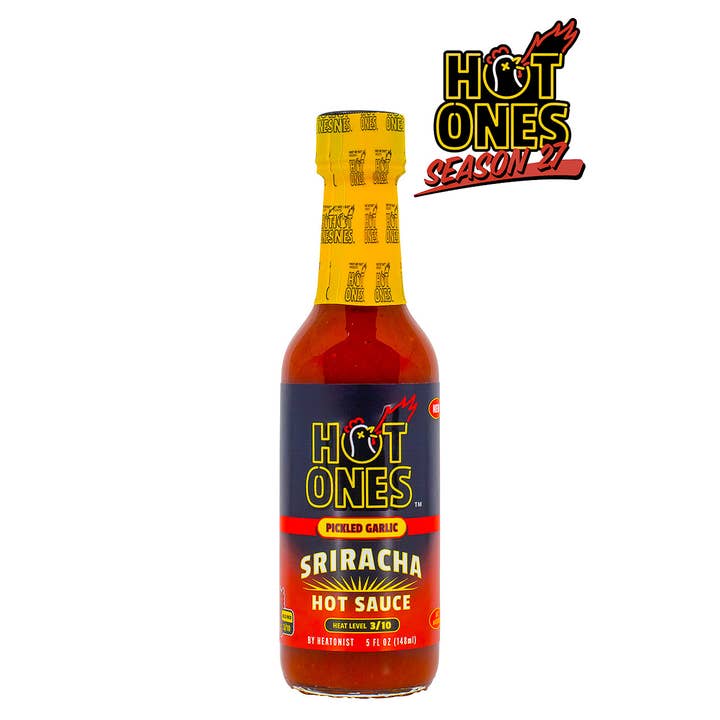 Heatonist - Wholesale Hot Sauce - Pickled Garlic Sriracha | Hot Ones Hot Sauce