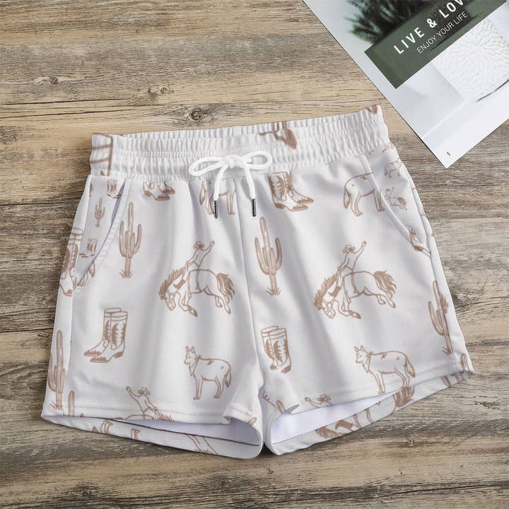 Western Days Shorts for wholesale by The Sassy Heifer