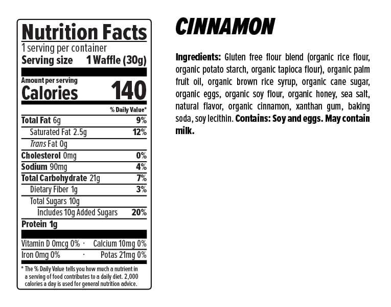 One Bay Distribution - Wholesale Snack Bar - Honey Stinger Energy Waffles, 12 Pack, Cinnamon (No Gluten)3