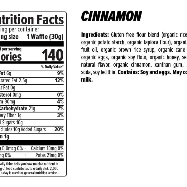 One Bay Distribution - Wholesale Snack Bar - Honey Stinger Energy Waffles, 12 Pack, Cinnamon (No Gluten)3
