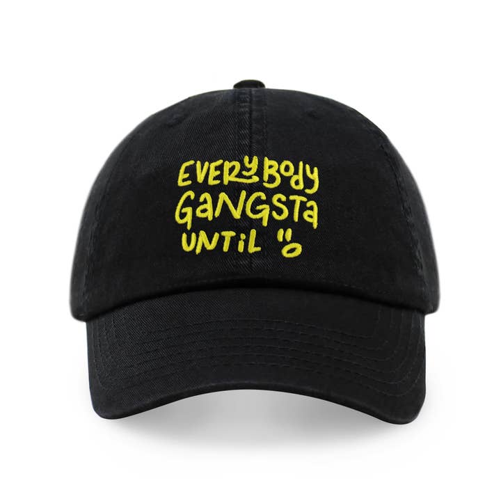 Everybody Gangsta Embroidered Cap for wholesale by ChoKoLids