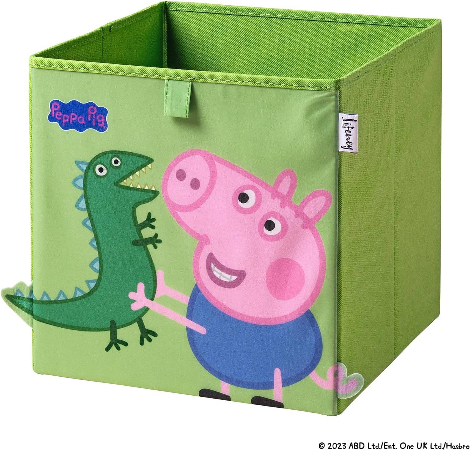 Zenker - Wholesale Storage Bin - Kids & Baby - Green dinosaur storage box compatible with Kallax Lifeney Peppa Pig0