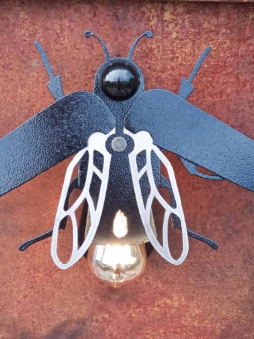 Firefly Sconce -Pointed Wing for wholesale by Lillians Leather and Mercantile