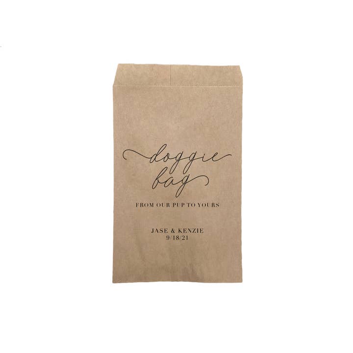 Love It Invitations - Wholesale Favor Bags - Doggie Bag Treat Favor Bags1