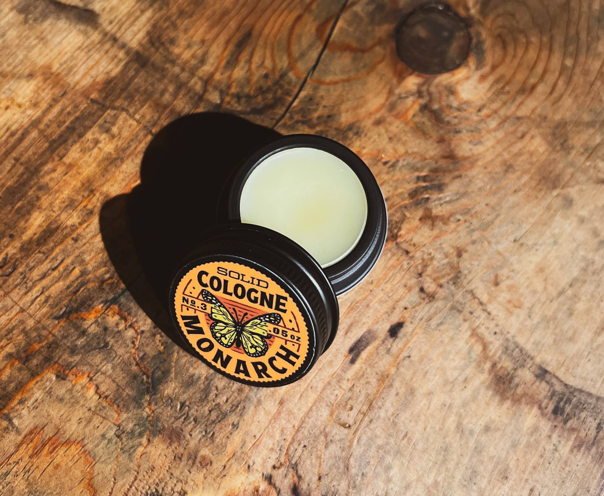 Messner Bee Farm - Wholesale Solid Cologne - Solid Cologne - Monarch - Handmade with beeswax3