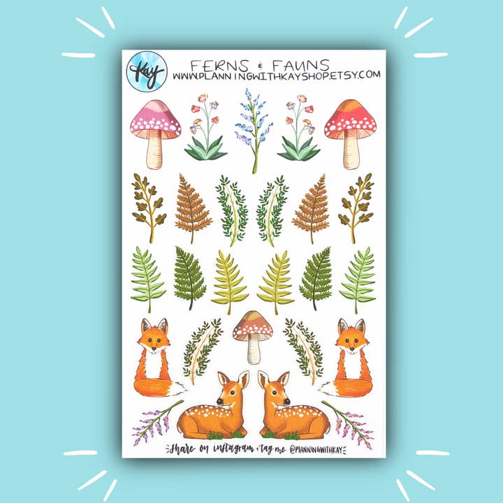 Samambaias e cervatos por atacado de Planning With Kay