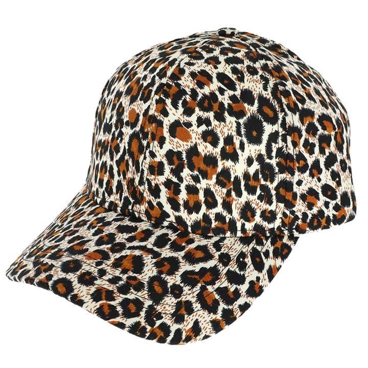 SP Sophia Collection - Wholesale Baseball Cap - Women's - Leopard Print Baseball Cap
