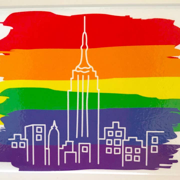 Mary Ellis - Wholesale Magnet - New York Rainbow Pride Magnet