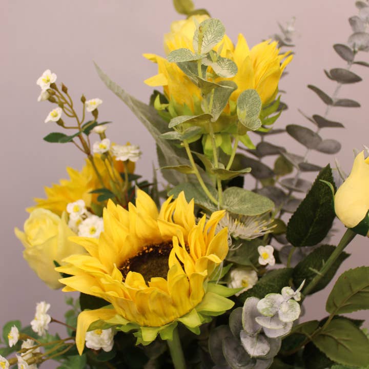 Realistic Artificial Flowers - Wholesale Artificial flowers - Real Touch Sunflower Bouquet '88'9