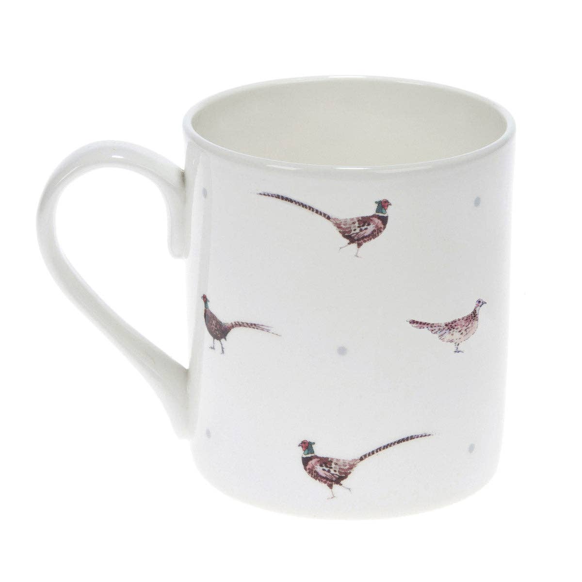 Sophie Allport – wholesale Coffee mug – Amongst Males Pheasant & Dot Mug1